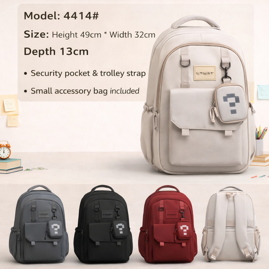 🎒 Premium School Backpack - START