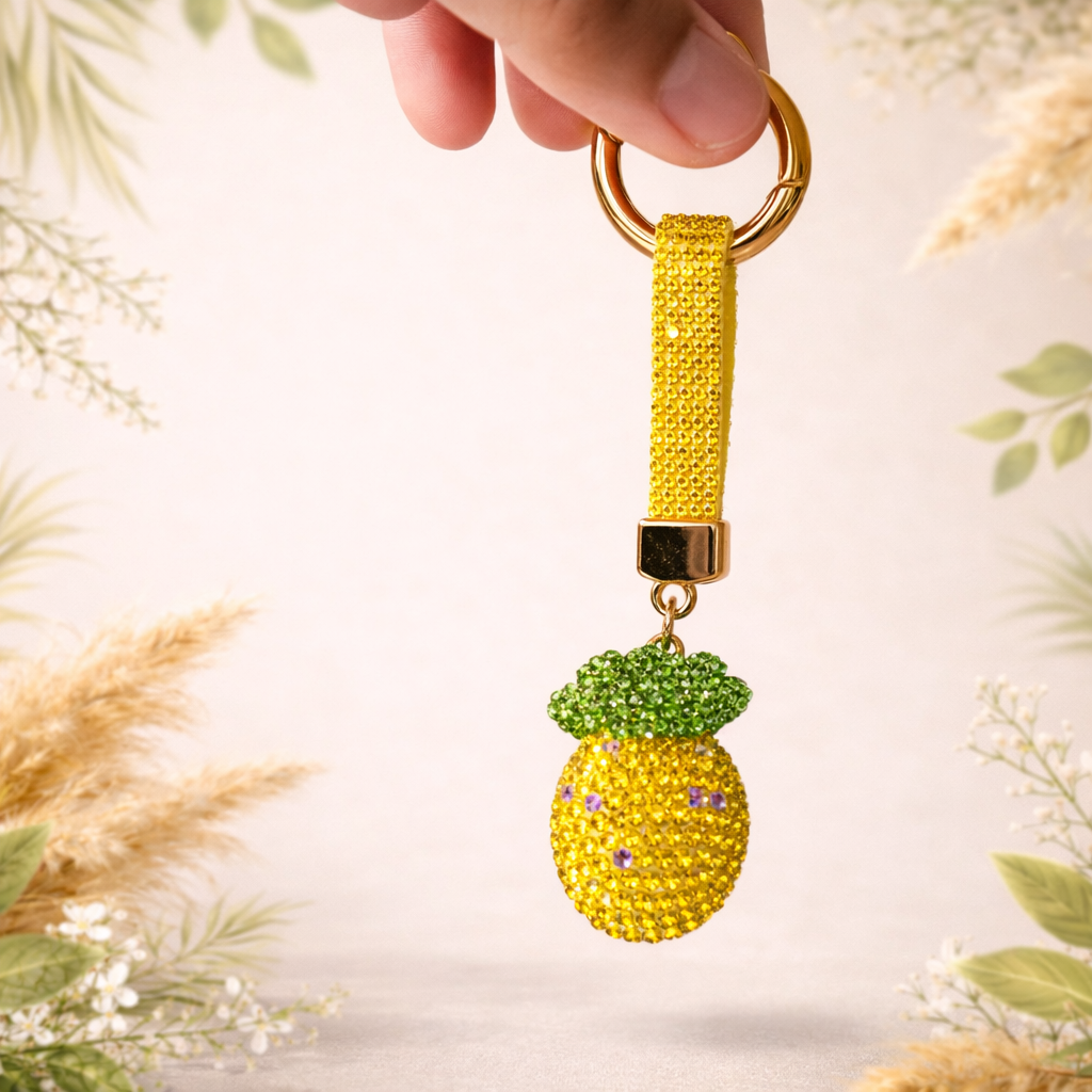 Pineapple Keychain