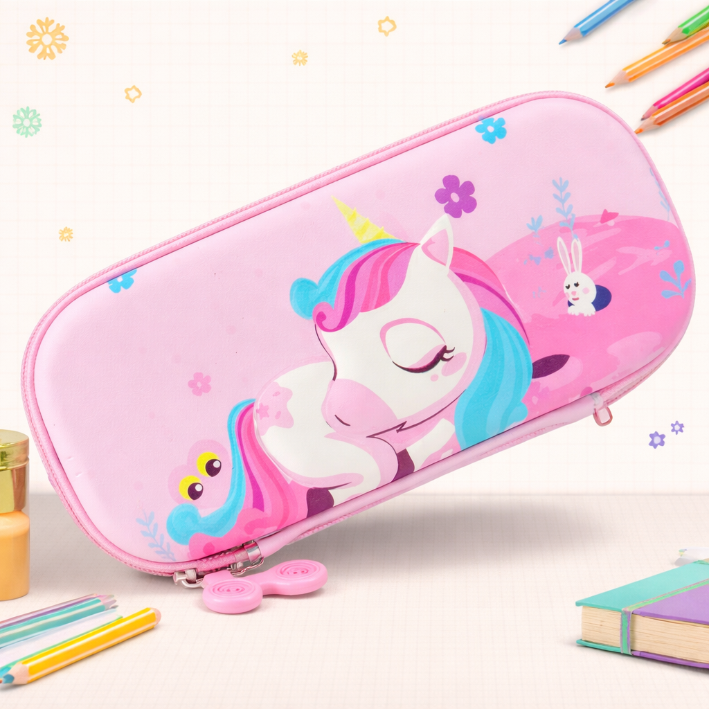 Waterproof 3D EVA Stationery Kids Pencil Box Case