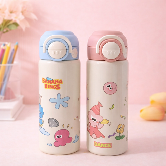 Kids Cartoon Stainless Steel Water Bottle [500ml]