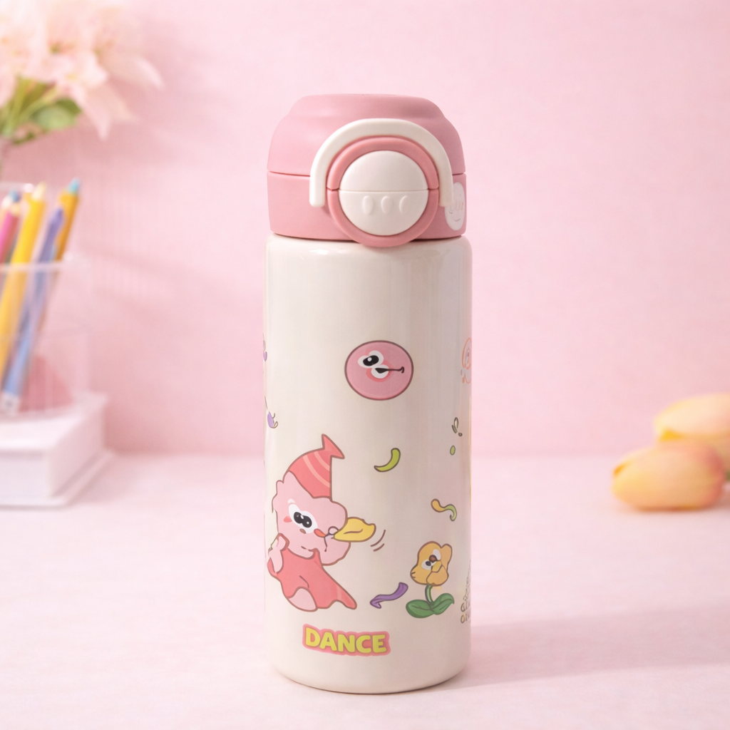Kids Cartoon Stainless Steel Water Bottle [500ml]