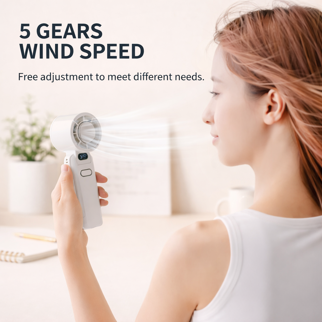 IMYCOO Folding Refrigeration Handheld Fan-MultiColor