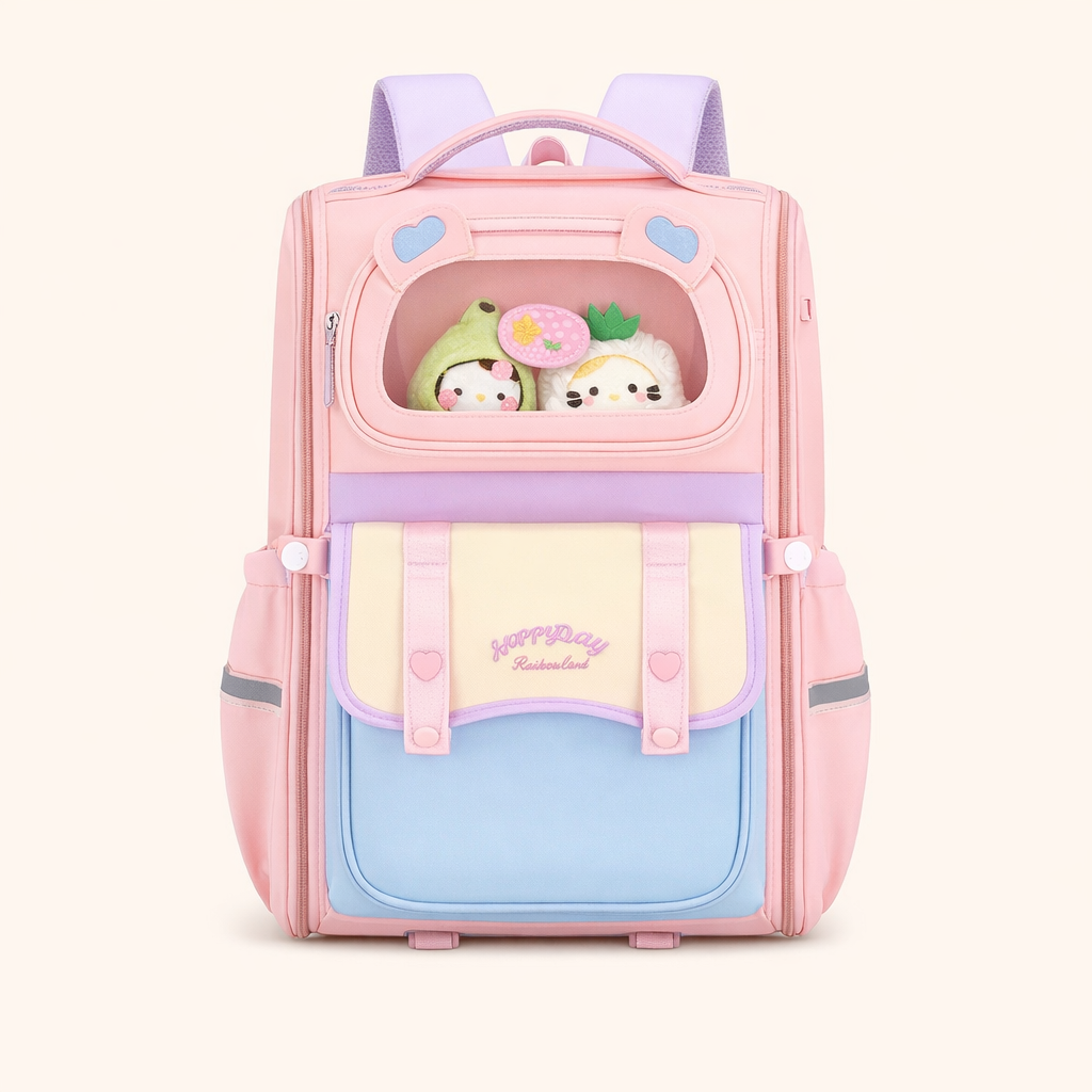 🎒 Kids School Backpack with Display Pocket -G3