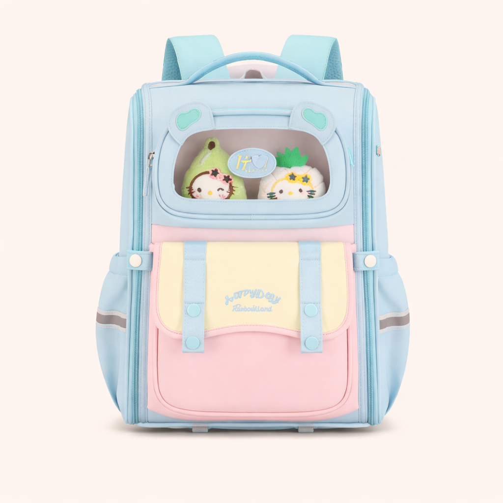 🎒 Kids School Backpack with Display Pocket -G3