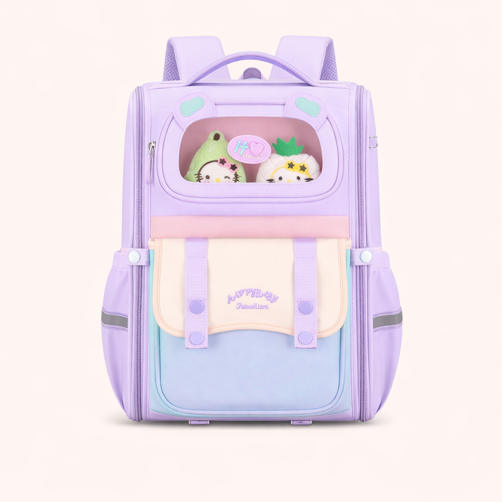 🎒 Kids School Backpack with Display Pocket -G3