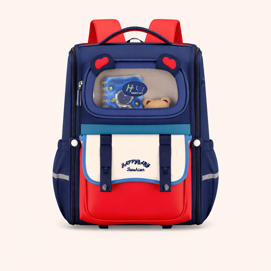 🎒 Kids School Backpack with Display Pocket -G3