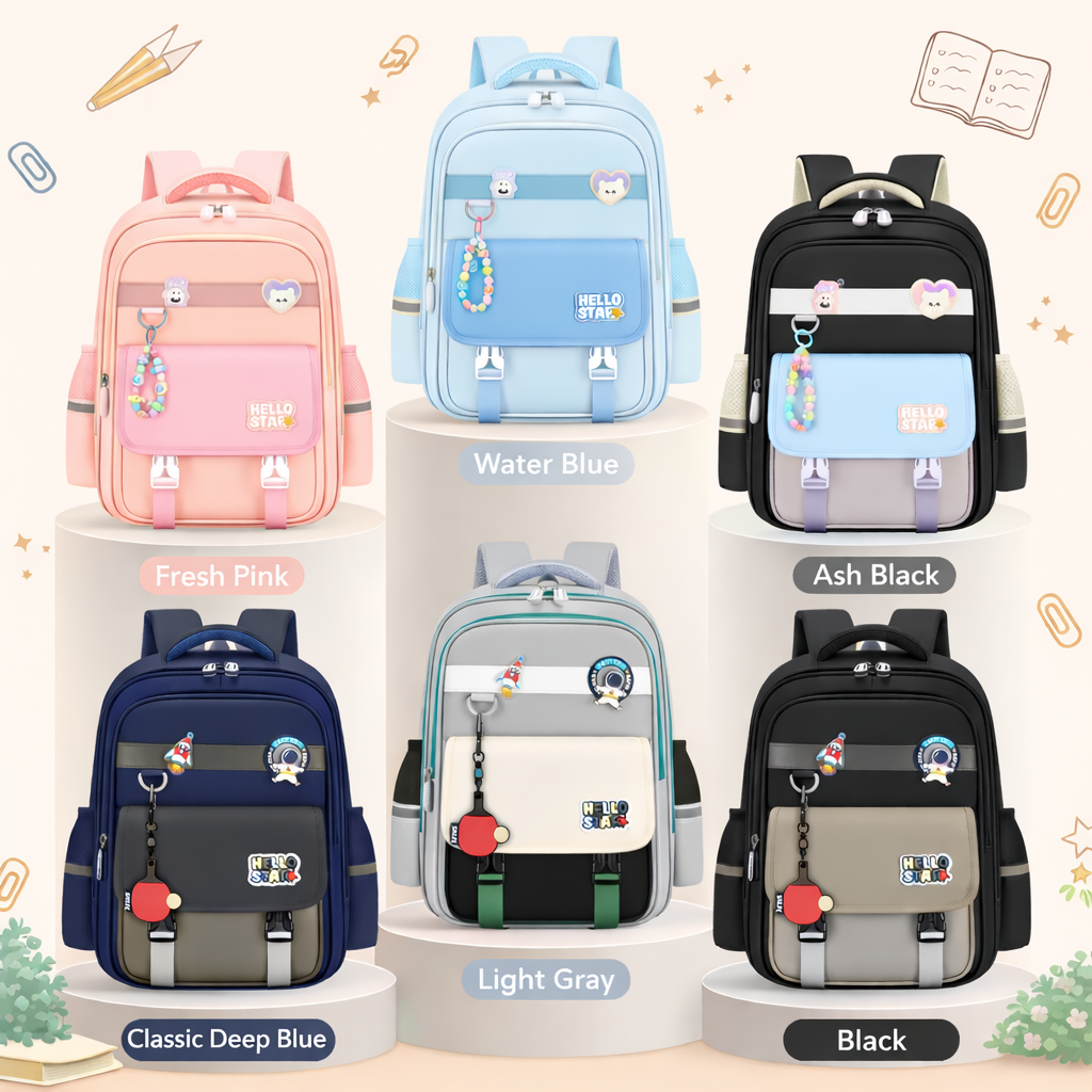 🎒 Kids School Backpack – HELLO STAR