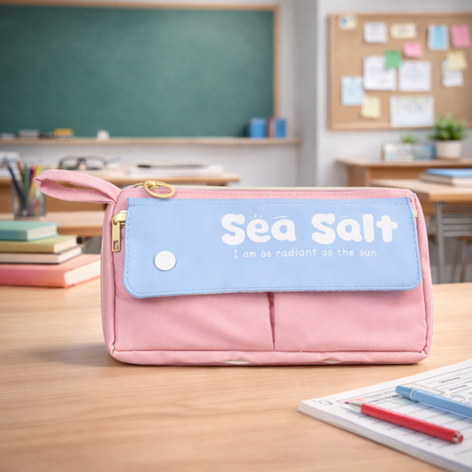 Sea Salt Pastel Pencil Pouch