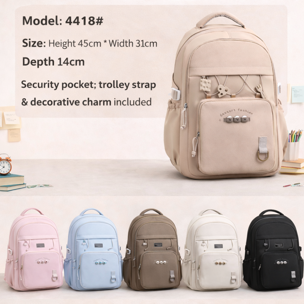 🎒 Premium School Backpack - DESSERT FASHION