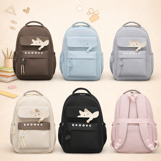🎒 Cute Cat School Backpack