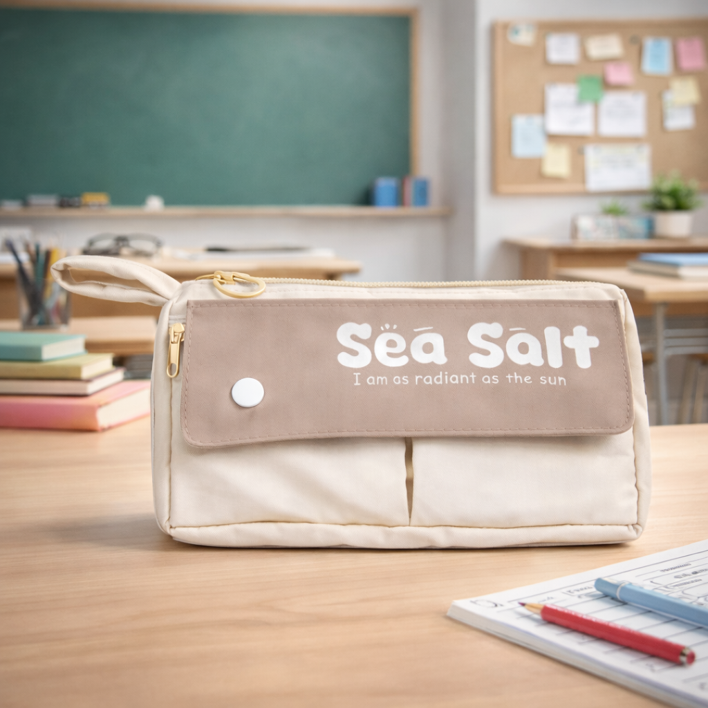 Sea Salt Pastel Pencil Pouch