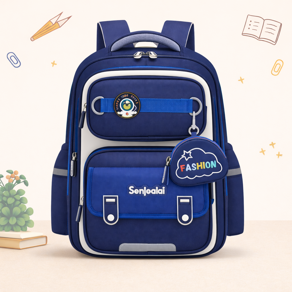 🎒 Kids School Backpack –SENLEQIQI-2GRID