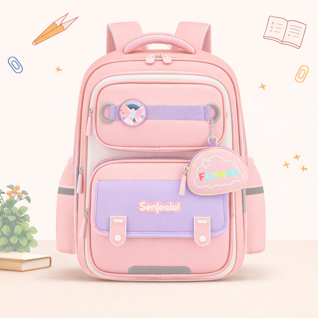 🎒 Kids School Backpack –SENLEQIQI-2GRID