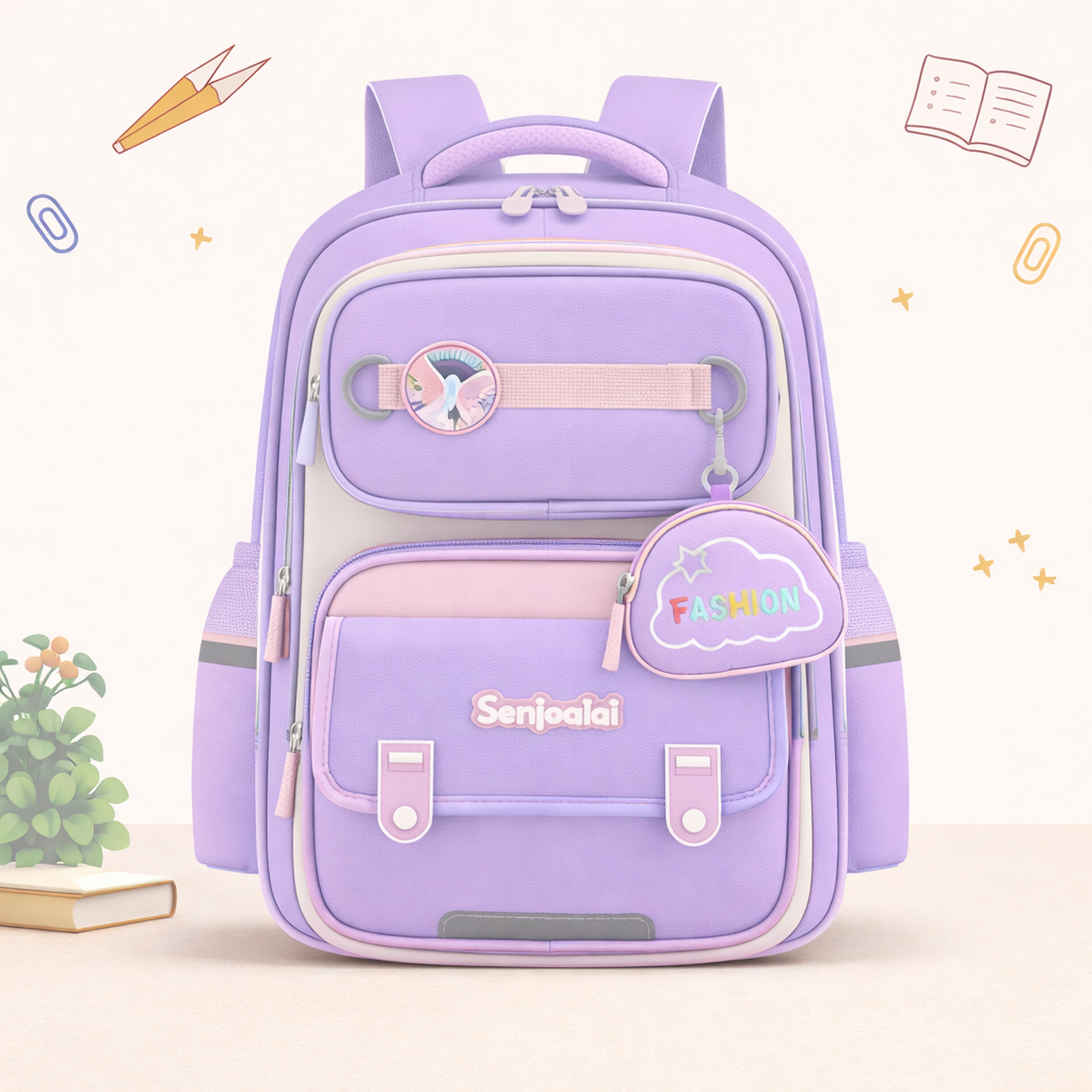 🎒 Kids School Backpack –SENLEQIQI-2GRID
