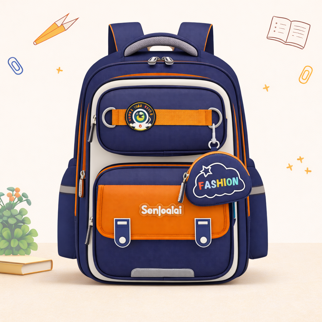 🎒 Kids School Backpack –SENLEQIQI-2GRID