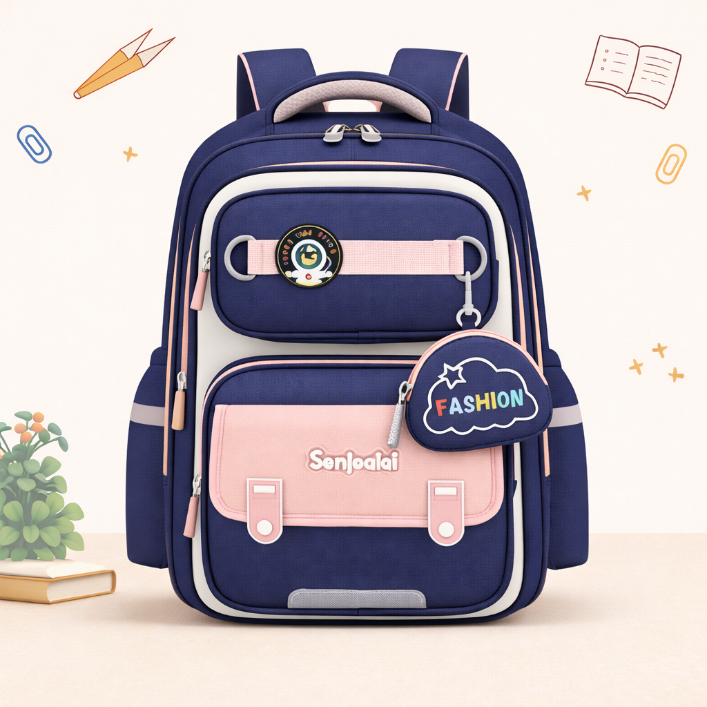 🎒 Kids School Backpack –SENLEQIQI-2GRID
