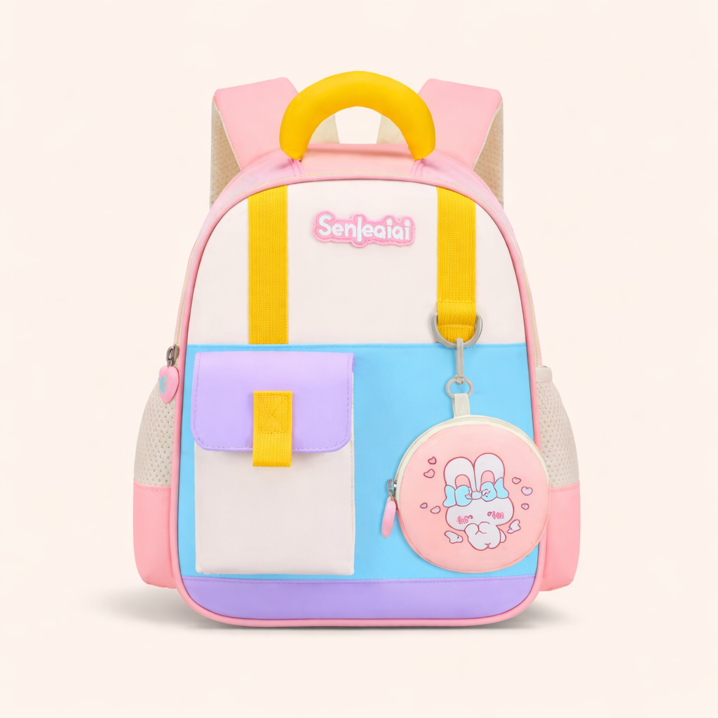 🎒 Kids School Backpack with Mini Pouch
