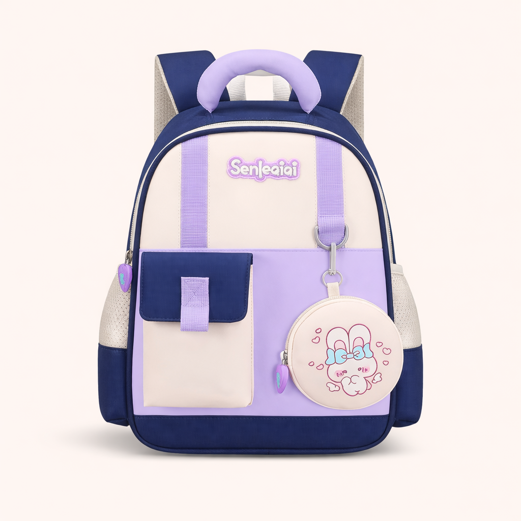 🎒 Kids School Backpack with Mini Pouch