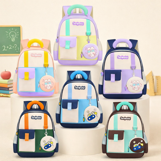 🎒 Kids School Backpack with Mini Pouch