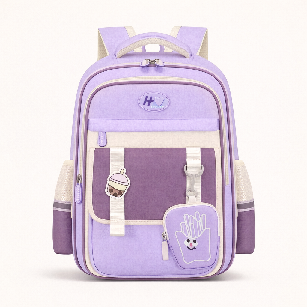 🎒 Kids School Backpack- HAPPY TIME