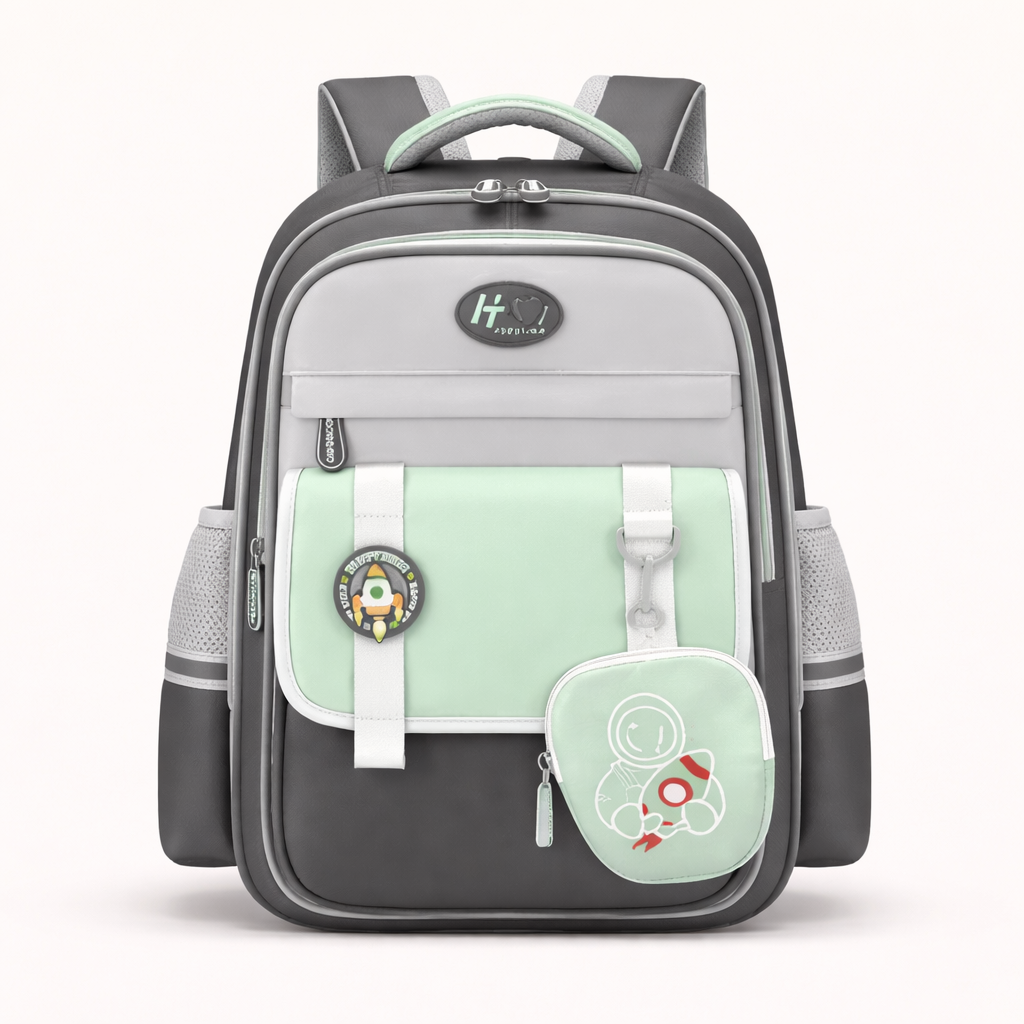 🎒 Kids School Backpack- HAPPY TIME