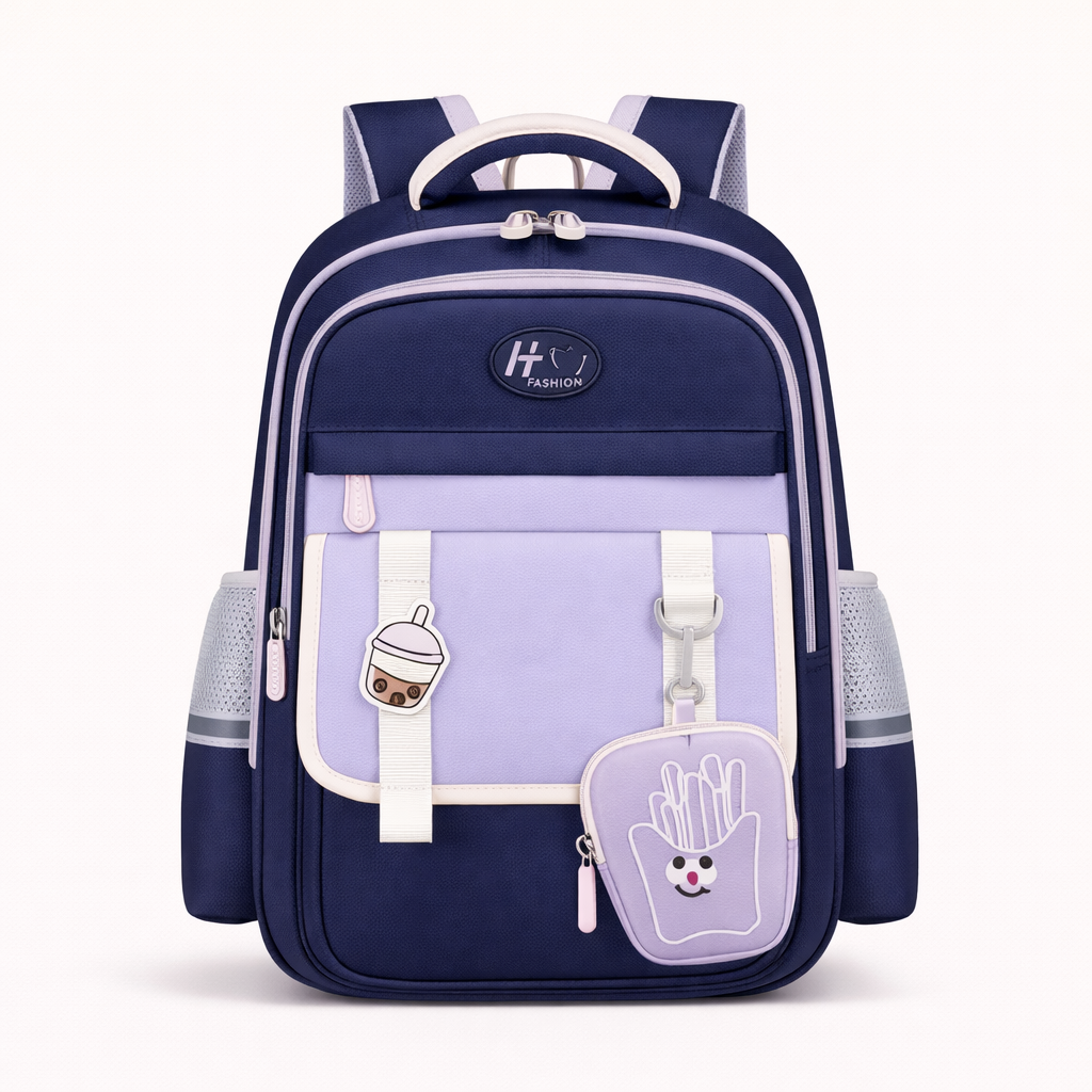 🎒 Kids School Backpack- HAPPY TIME