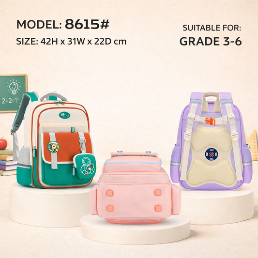 🎒 Kids School Backpack- HAPPY TIME