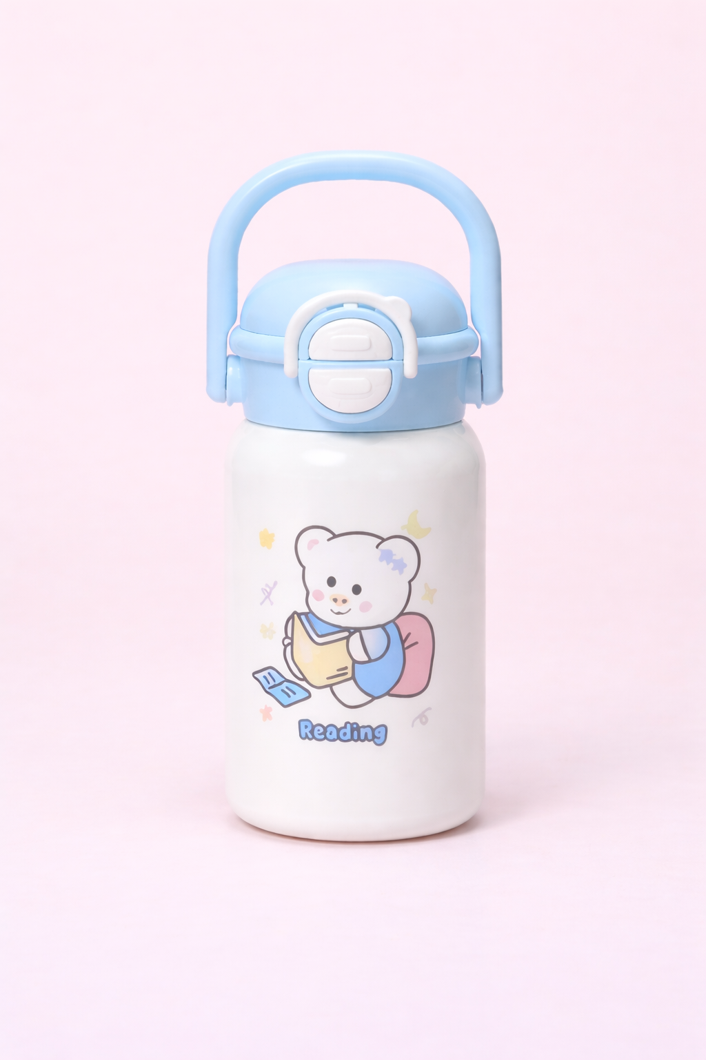🐻 Kids Insulated Water Bottle – Cute Cartoon Designs [400ML]