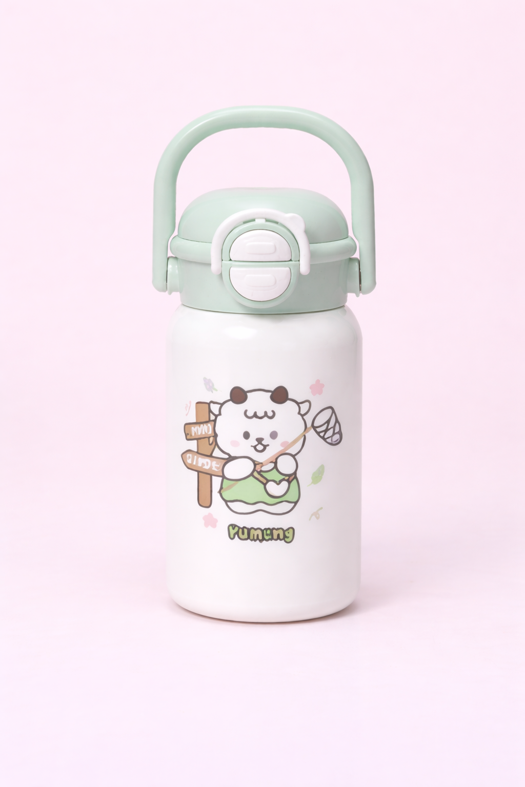 🐻 Kids Insulated Water Bottle – Cute Cartoon Designs [400ML]