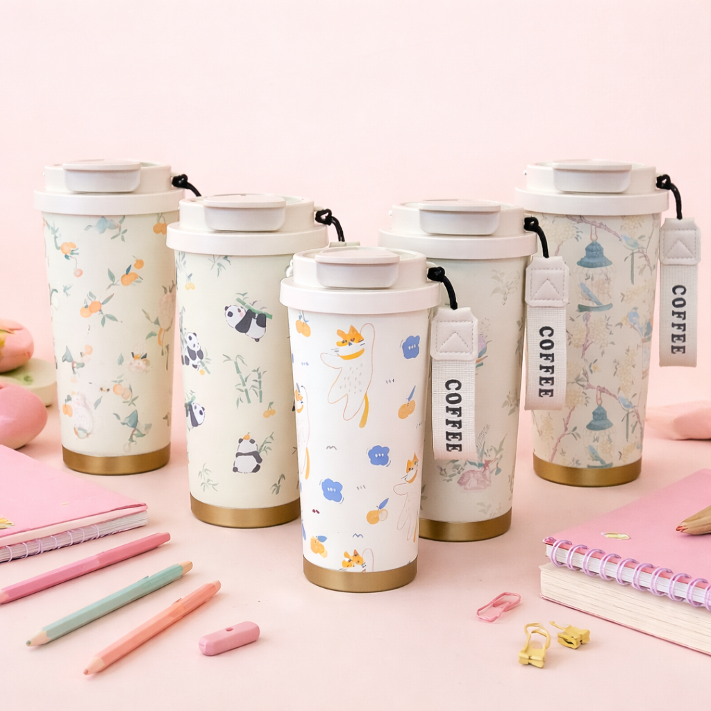 Premium Double-Layer Insulated Coffee Tumbler – 500ML