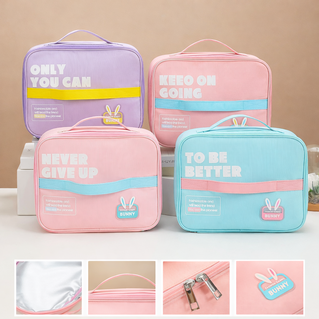 Insulated Lunch Bag – Motivational Design -Cute & Practical