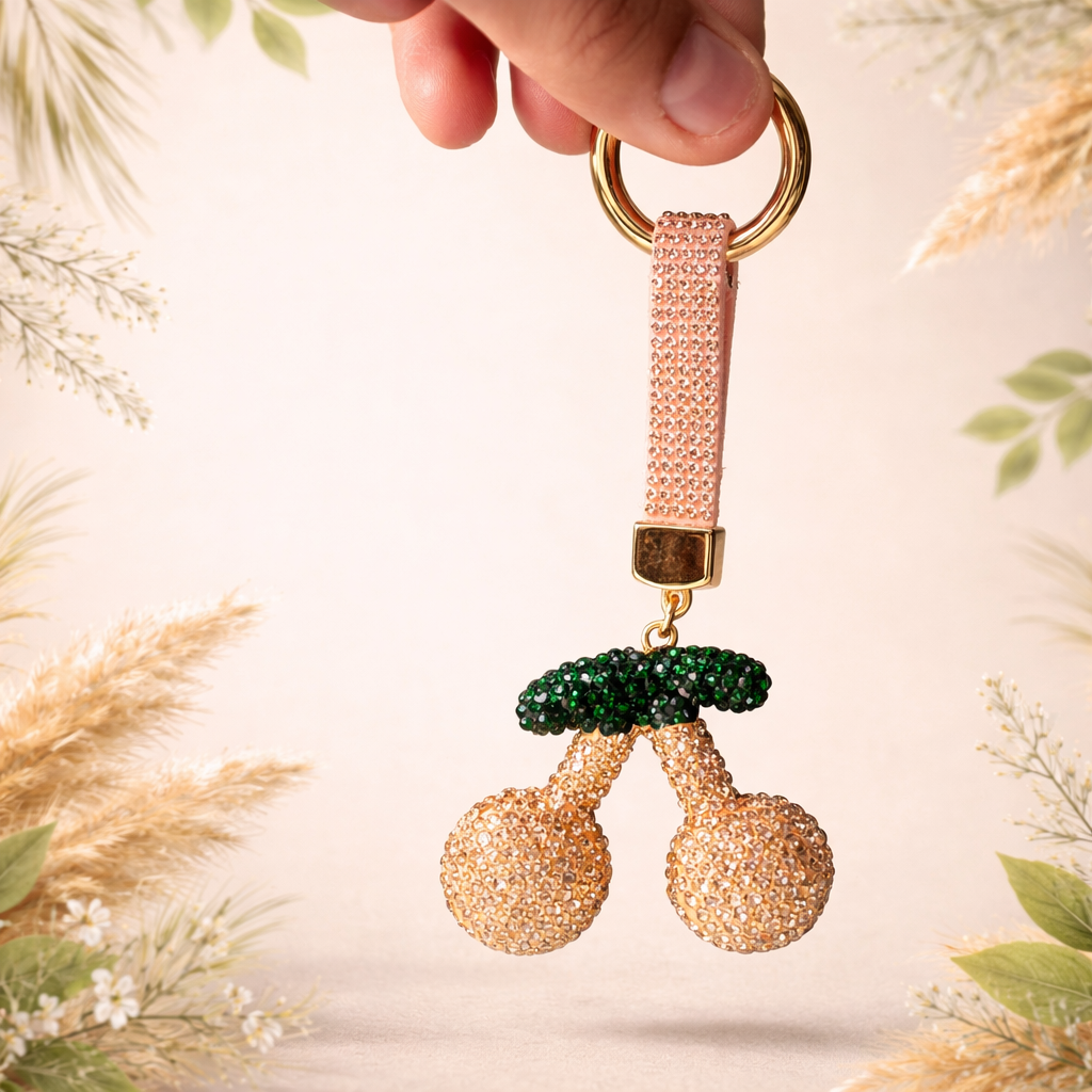 Cherry Keychain