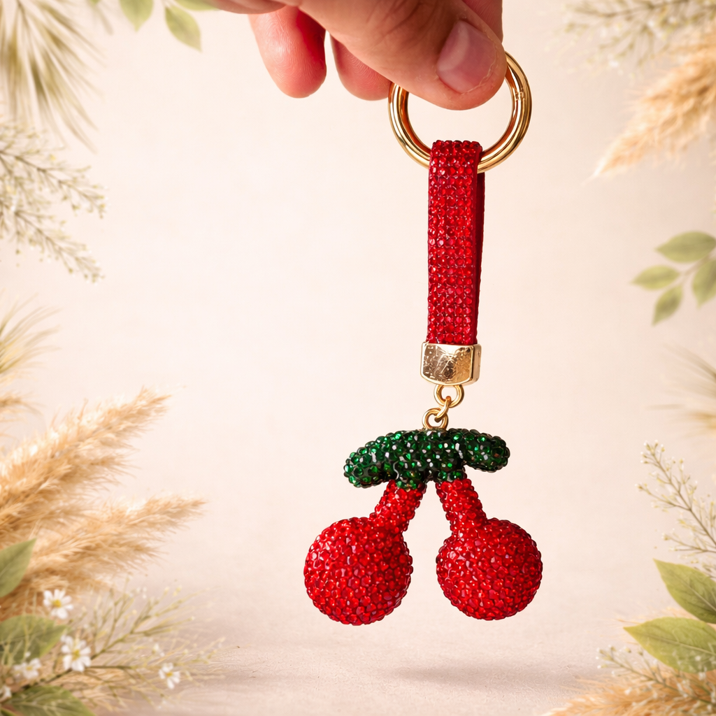 Cherry Keychain