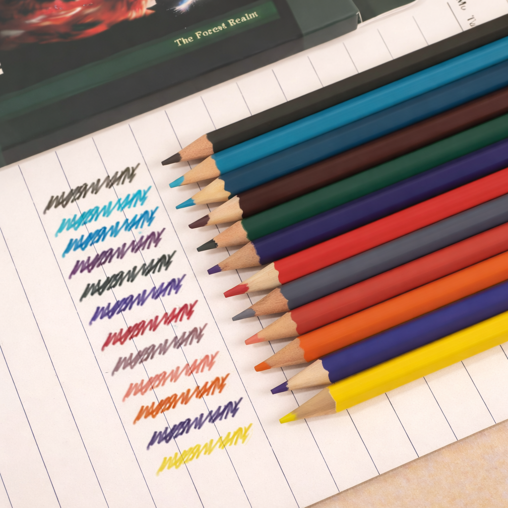 Premium 12-Color Colored Pencil Set – Artist Series Collection