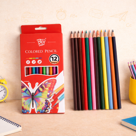 Premium 12-Color Colored Pencil Set – Artist Series Collection