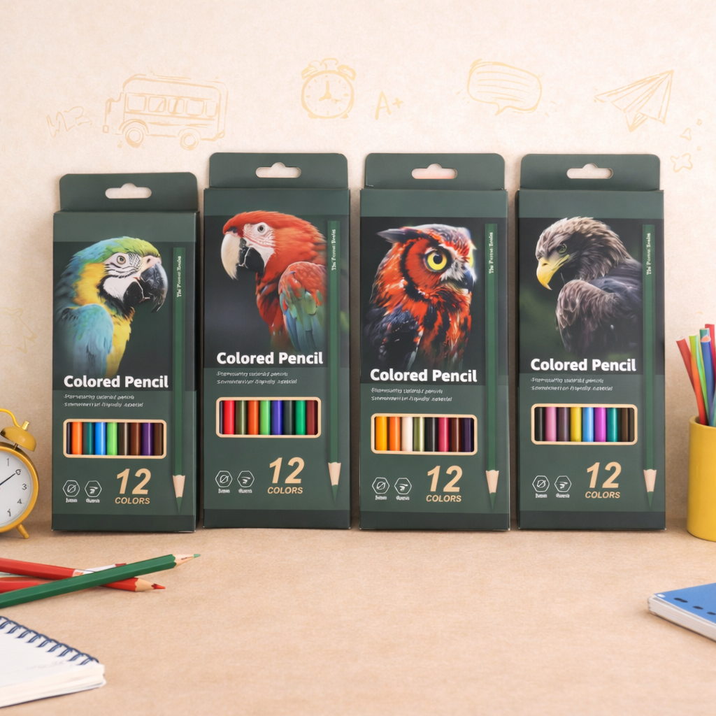 Premium 12-Color Colored Pencil Set – Artist Series Collection
