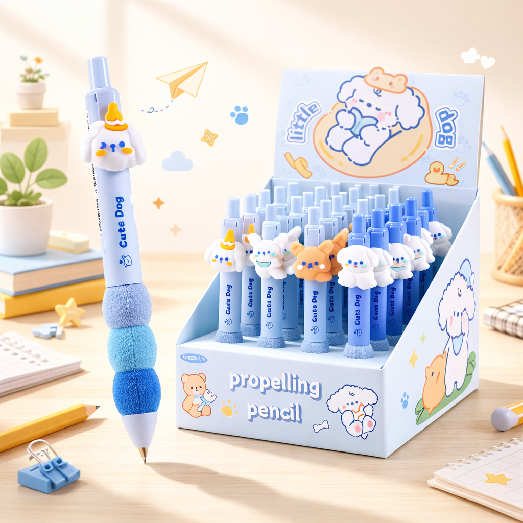 Kawaii Cartoon Mechanical Pencil for Kids – Pack of 4(Choose Your Design)