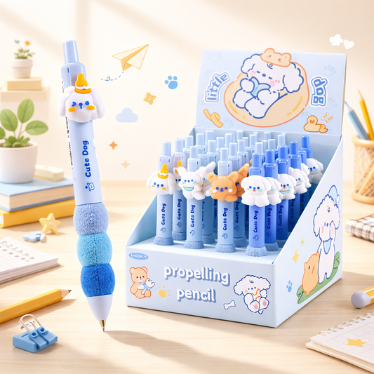 Kawaii Cartoon Mechanical Pencil for Kids – Pack of 4(Choose Your Design)