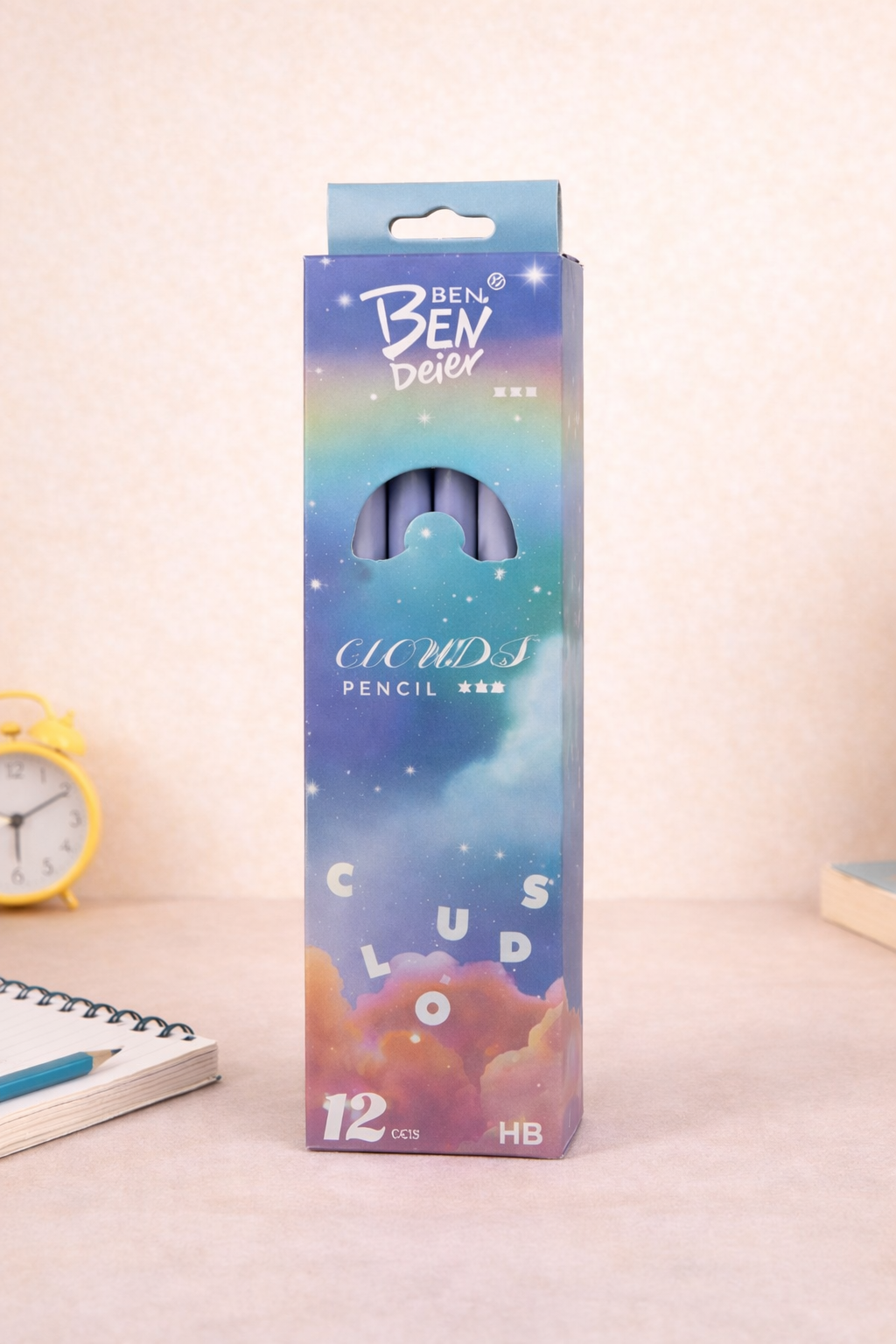 Premium Designer HB Pencil Sets – Dreamy Sky Collection