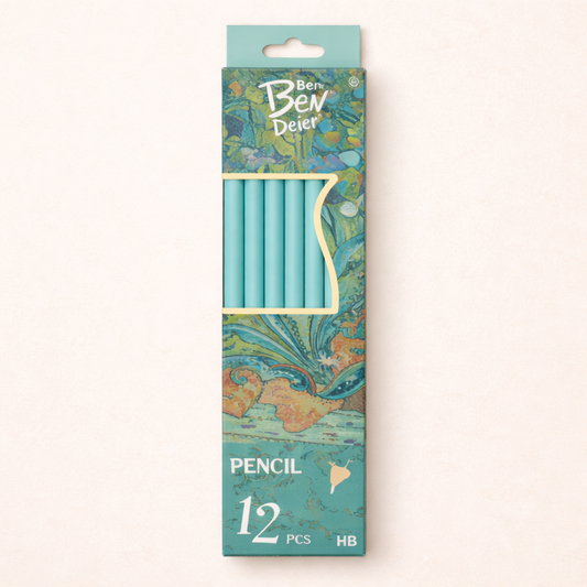 Premium Designer HB Pencil Sets - Artistic Nature Collection