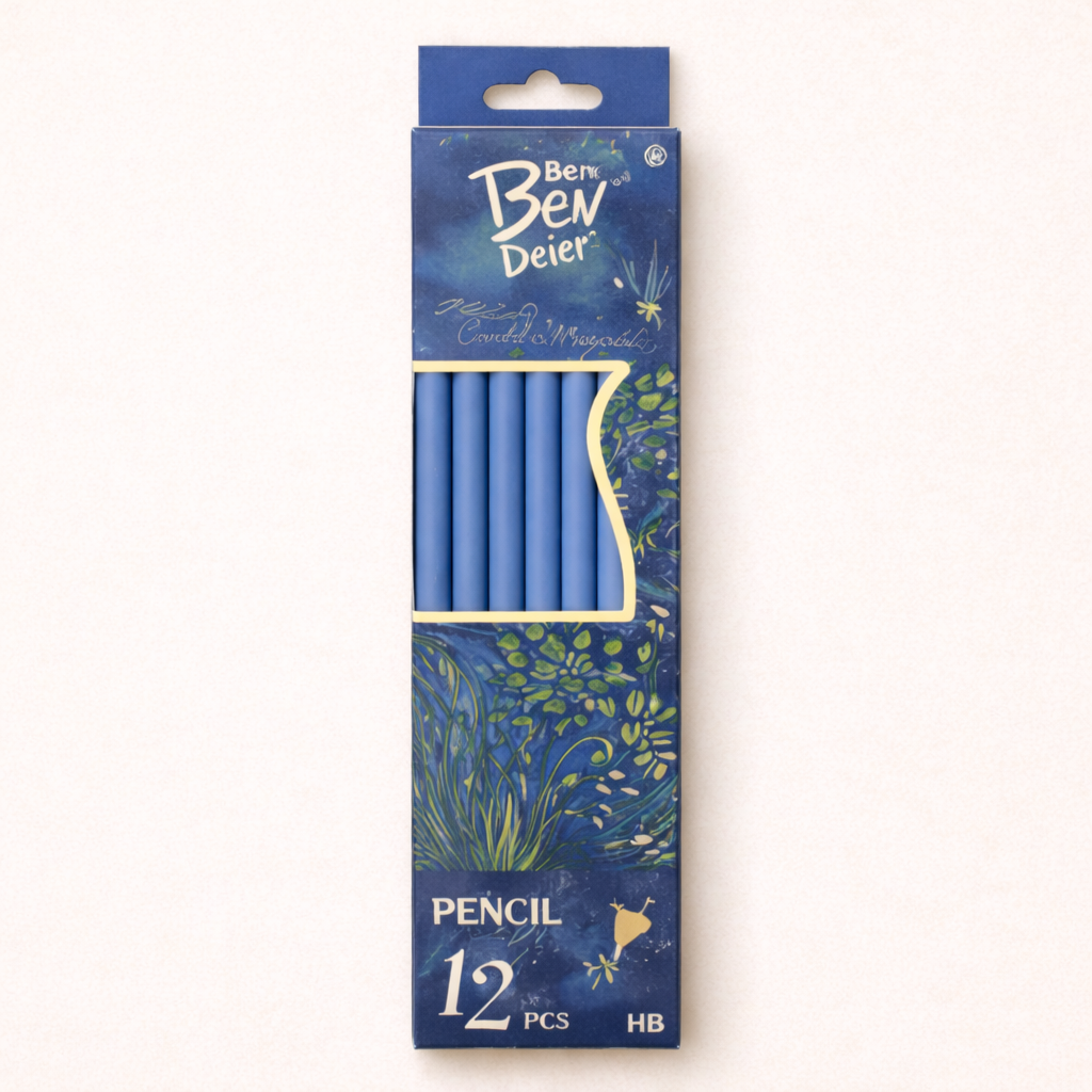 Premium Designer HB Pencil Sets - Artistic Nature Collection