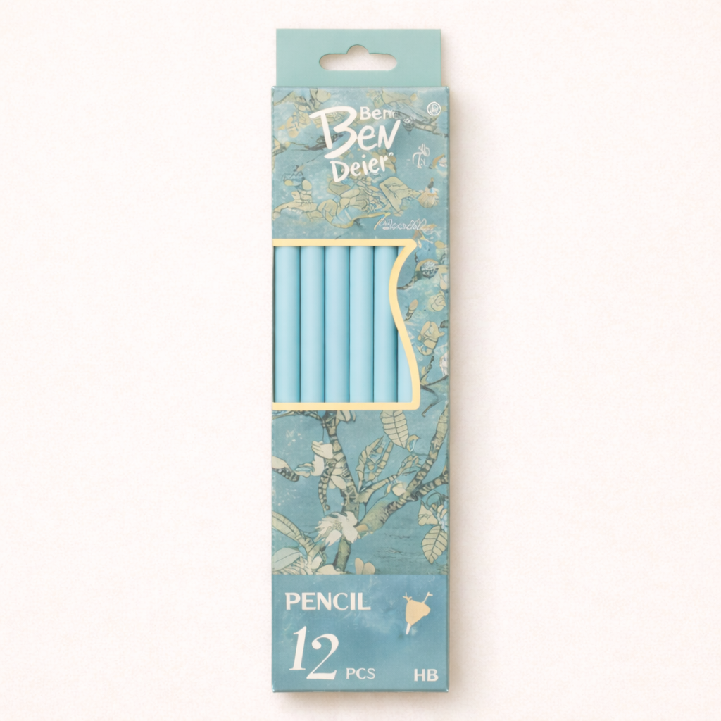 Premium Designer HB Pencil Sets - Artistic Nature Collection