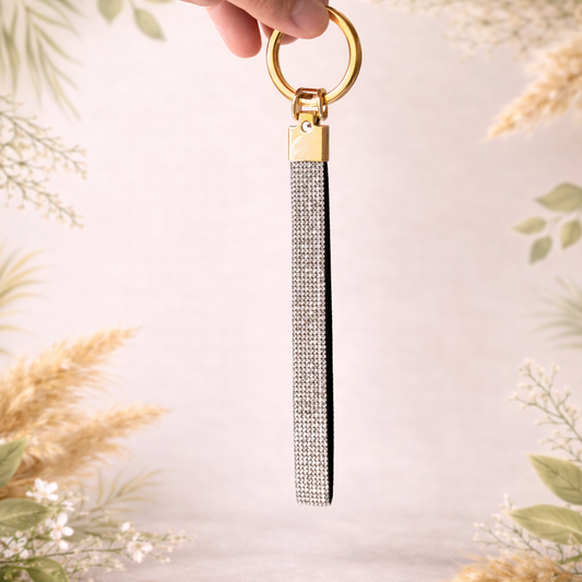 Crystal Strap Keychain