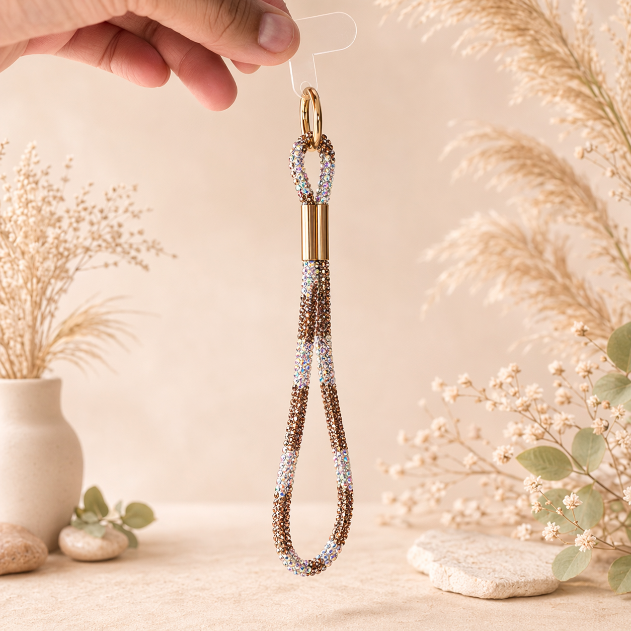 Beaded Strap Keychain