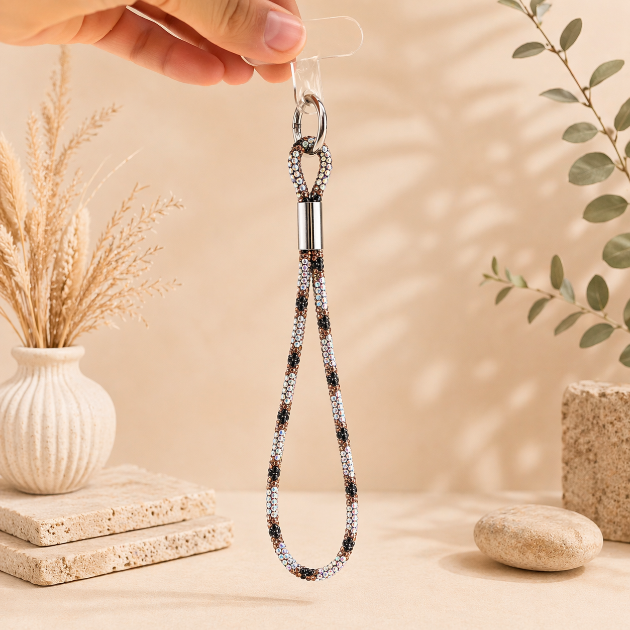Beaded Strap Keychain
