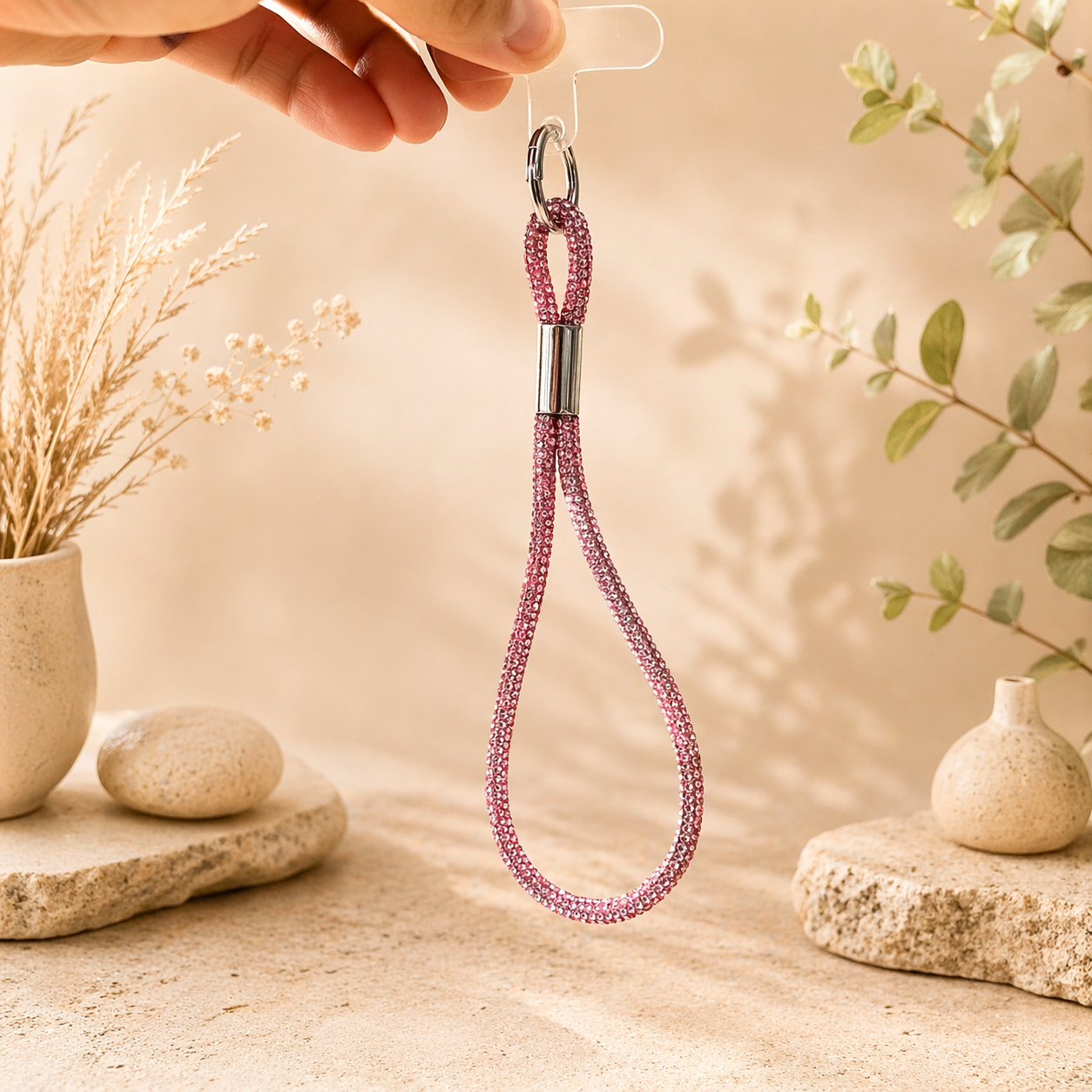 Beaded Strap Keychain