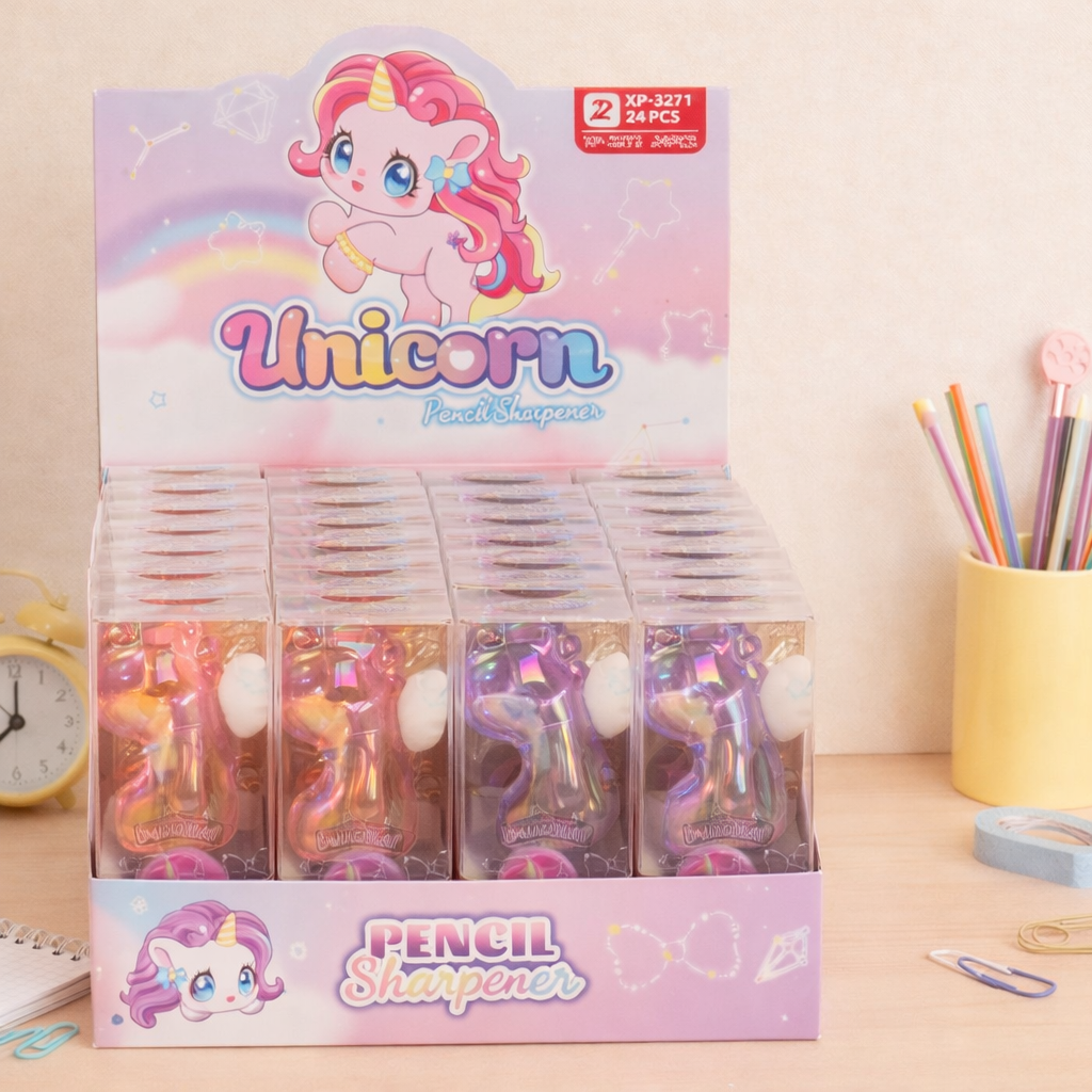Cute Cartoon Pencil Sharpener Collection – Pack of 4 (Choose Your Design)