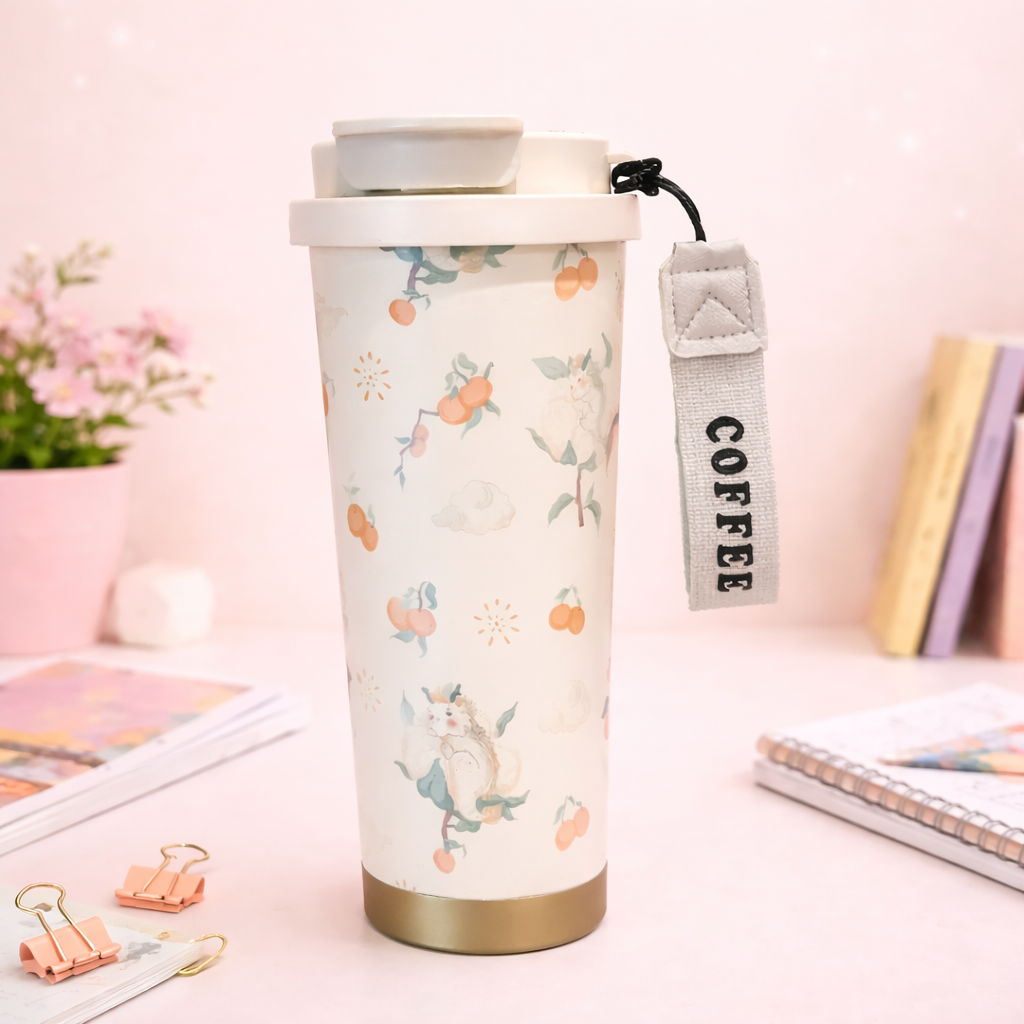 Premium Double-Layer Insulated Coffee Tumbler – 500ML