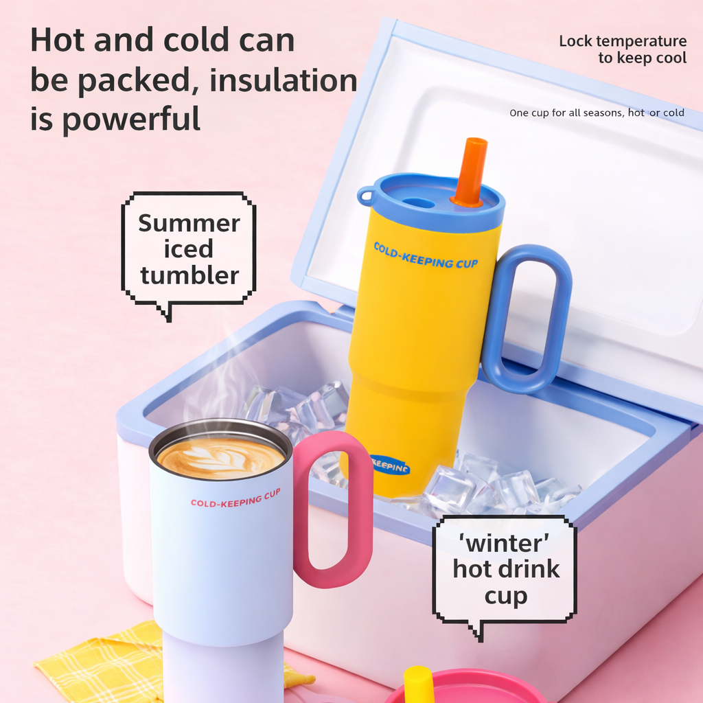 🥤 Cold-Keeping Cup – 750ML