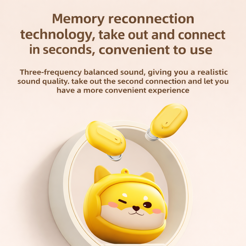 Face Changing Wireless Bluetooth Earphone